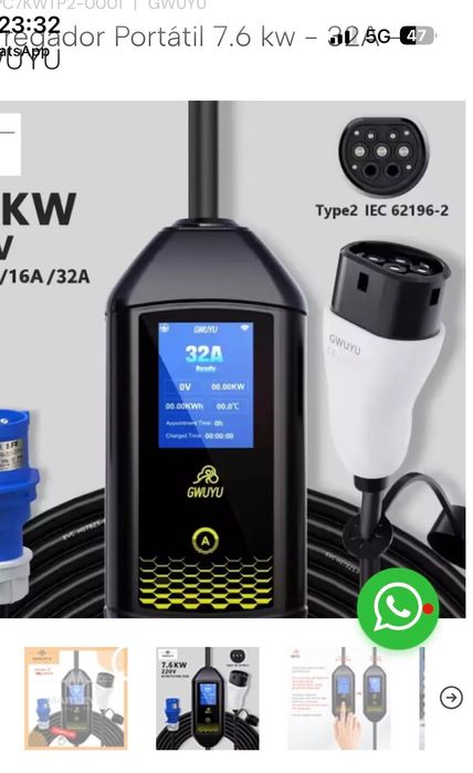 Carregador ev 7Kw