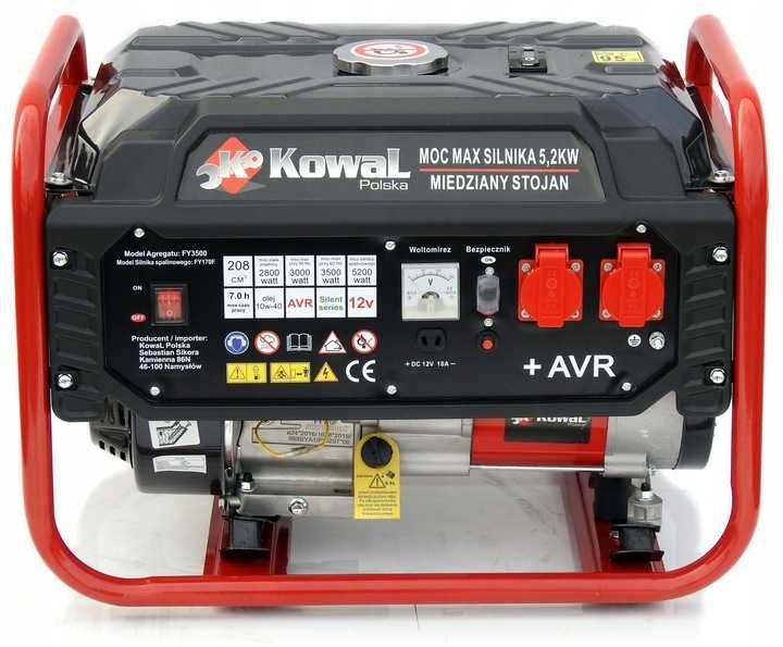 Agregat prądotwórczy A1 generator prądu AVR+ 5,2kW