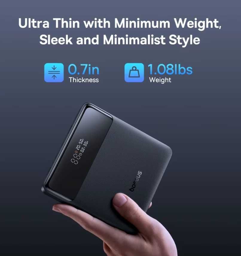 Baseus Blade High Power Digital Display 20000 mAh 100W (PPBLD100HD)