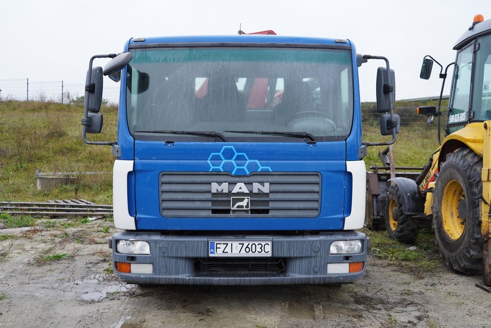 MAN TGL 12.180 HDS dźwig FASSI