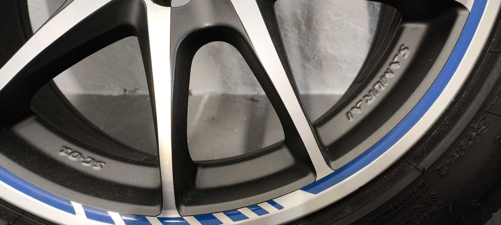 Jantes Lenso samurai  15 4x100 com pneus