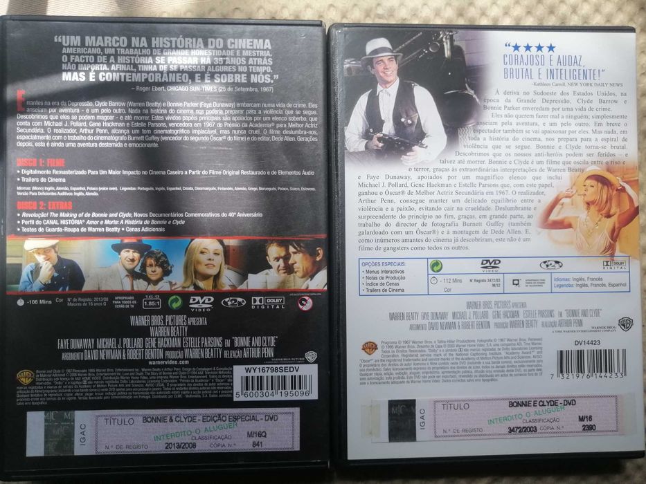 Bonnie e Clyde Warren Beatty Faye Dunaway