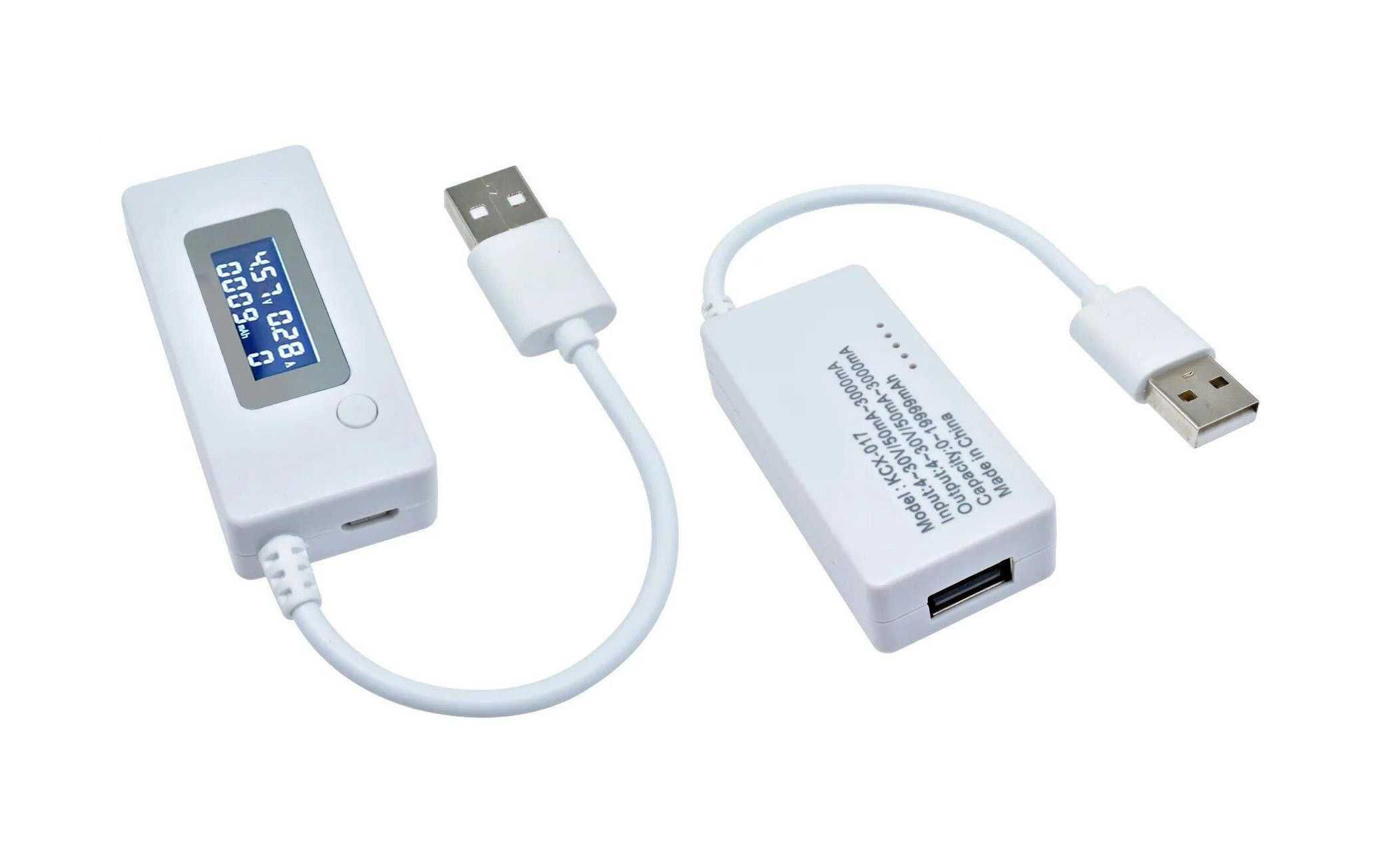 Тестер напряжения, тока, емкости USB-устройств, кабелей... KCX-017