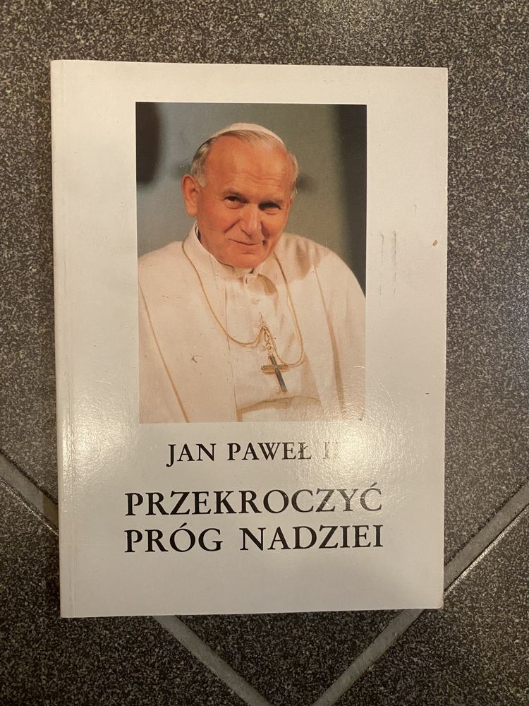 Książka Jan Paweł II przekroczyć próg nadziei