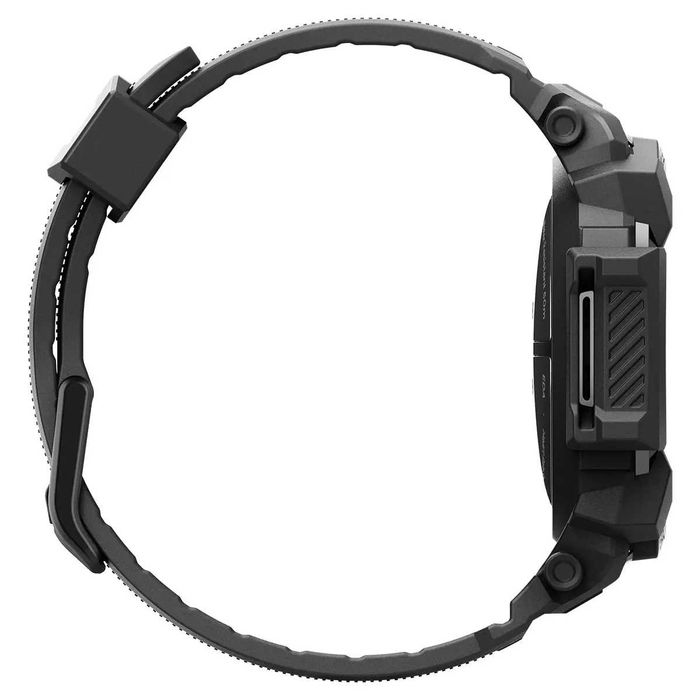 Чехол с ремешком Spigen Rugged Armor Pro для Pixel Watch 3 45mm Black