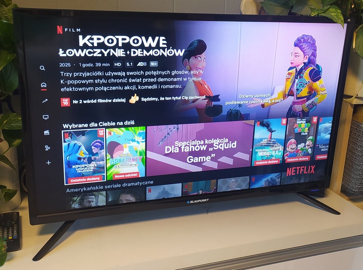 Telewizor 32" LED Smart Blaupunkt DVB-T 2 HEVC Wi-Fi.