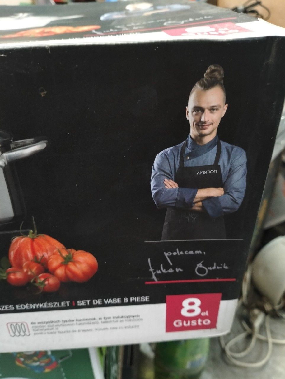 Zestaw garnków Ambition Gusto 8 el nowy