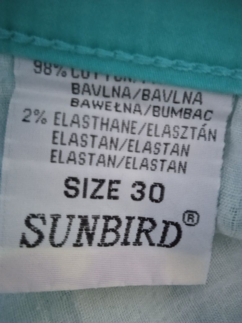 Spodnie letnie miętowe Sunbird L