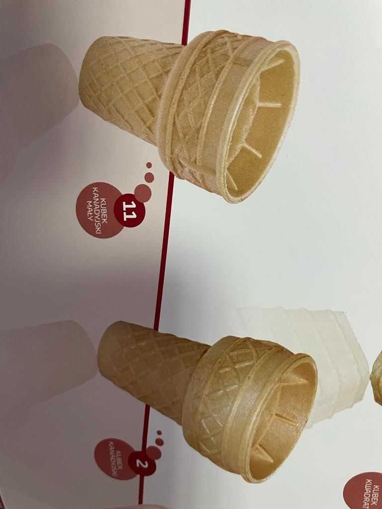 Maszyna do wafli , wafle do lodów , rożek , kubek , stożek