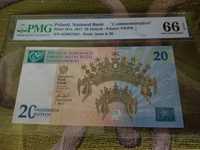 Banknot - Koronacja - PMG 66 - Prezent