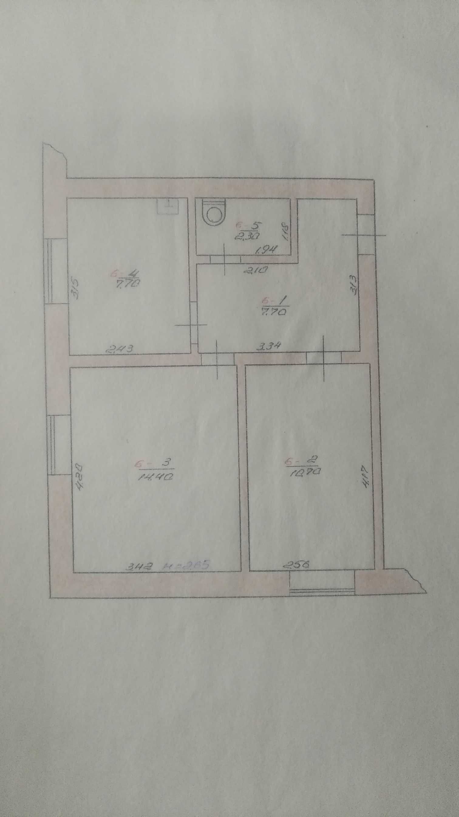 Продам2х кім., квартиру в Краснокутську( Опитна станція садівництва)