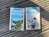 2 Livros de "Os cinco" de Enid Blyton