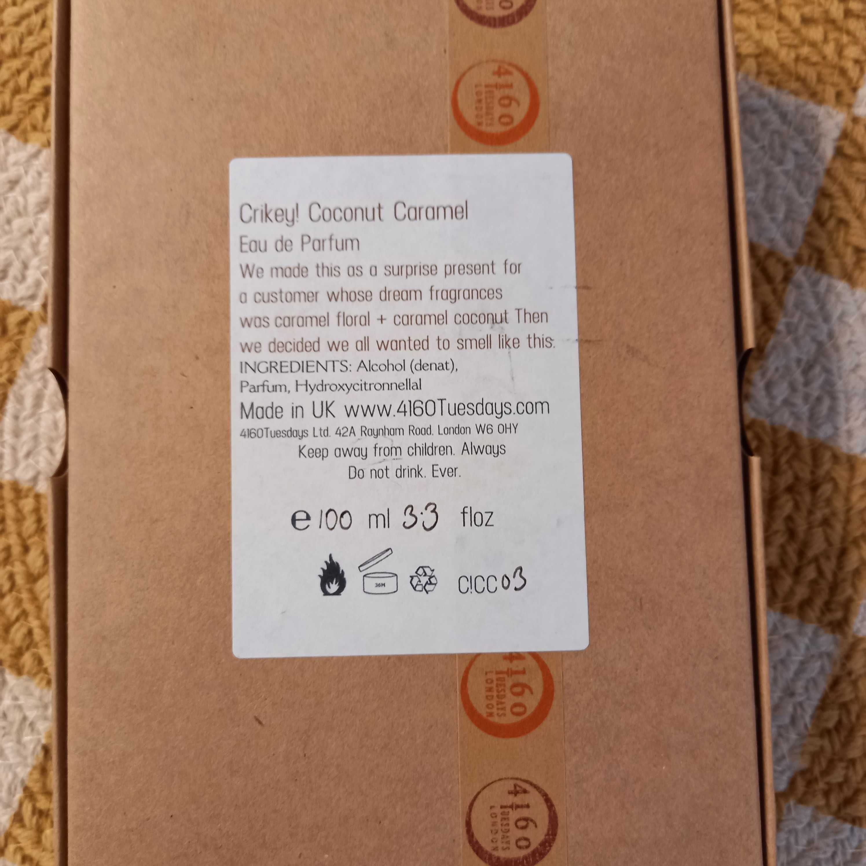 4160 Tuesdays coconut caramel 100 ml