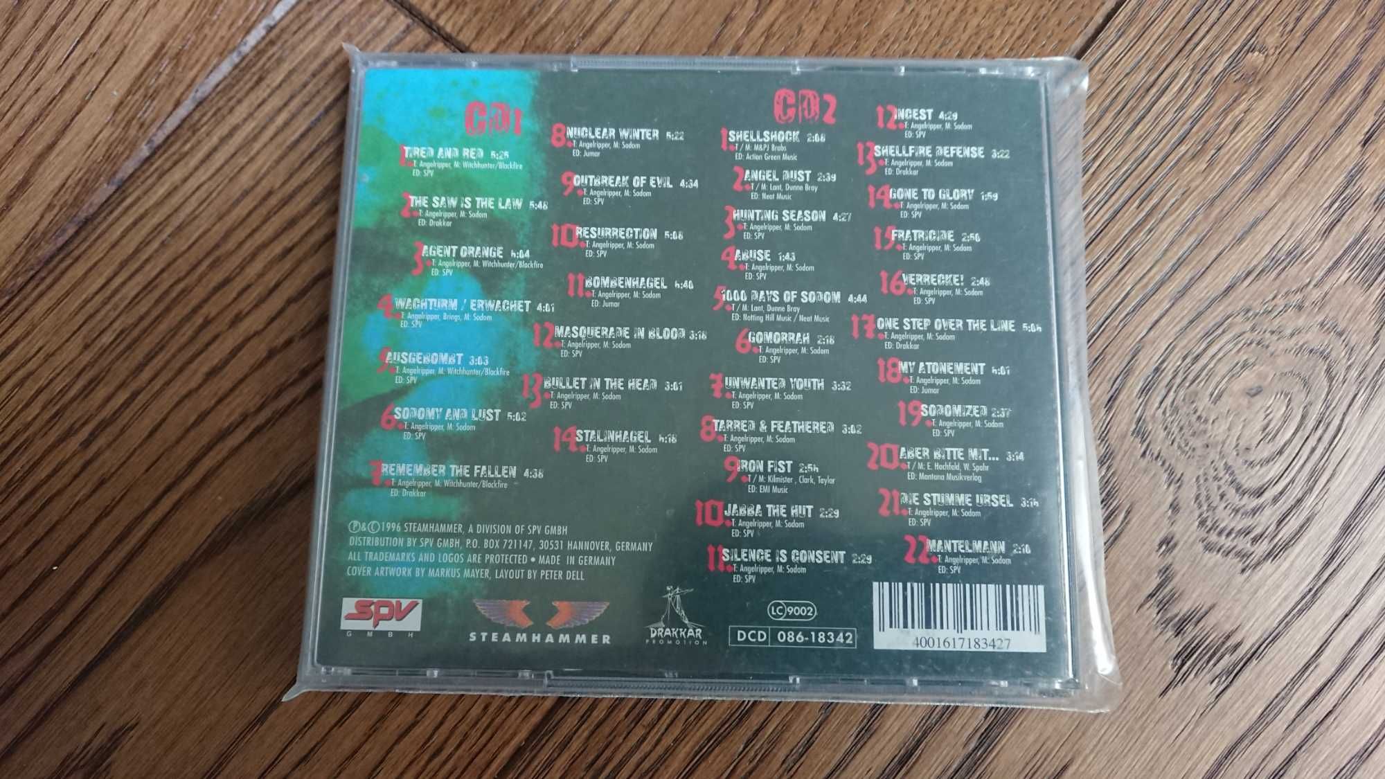 Sodom Ten Black Years - Best Of 2CD *IDEAŁ* SPV 1996 Jewelcase Unikat