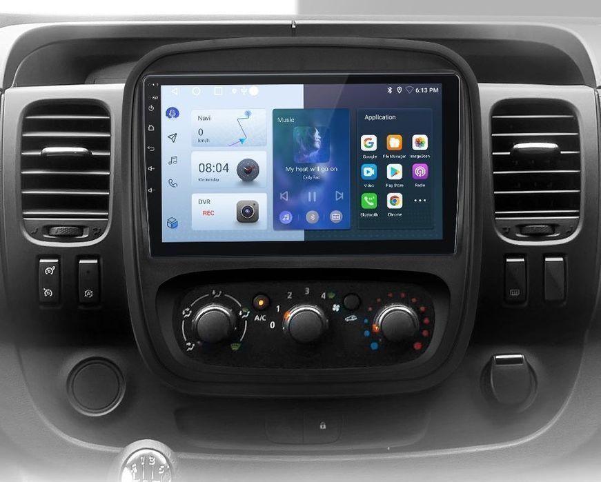 Radio nawigacja Renault Trafic 3 Opel Vivaro B 2014 - 2018 Android 6GB