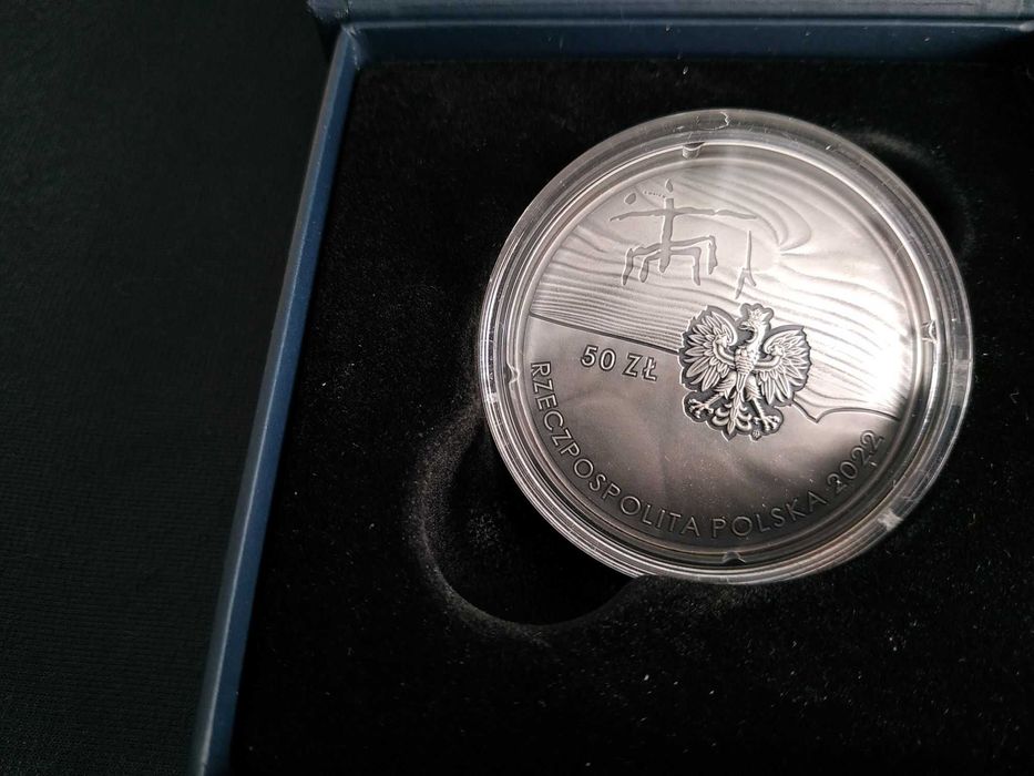 Moneta kolekcjonerska 50 zł – 100. rocznica odkrycia Krzemionek