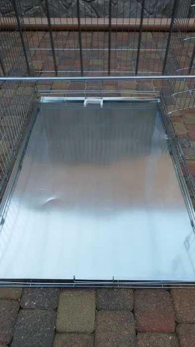 Ocynkowana klatka kennelowa XXL 118x78x84 cm