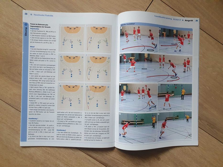 Czasopismo trenerskie Handballtraining, piłka ręczna, trener