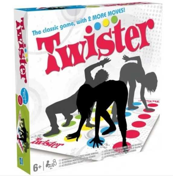 Nowa Gra Rodzinna Twister, Zręcznościowa, Zestaw na Prezent, Mata