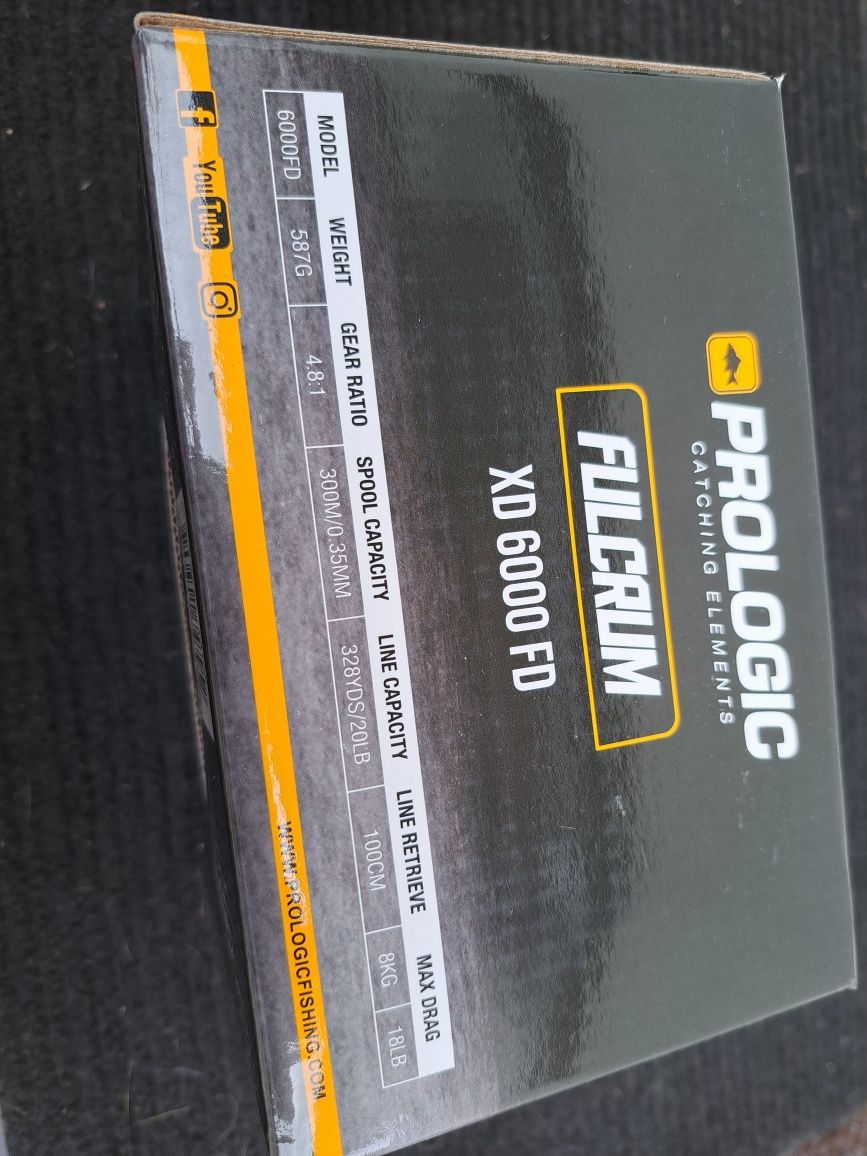 Prologic Fulcrum XD 5000 FD 4+1BB - kołowrotek karpiowy