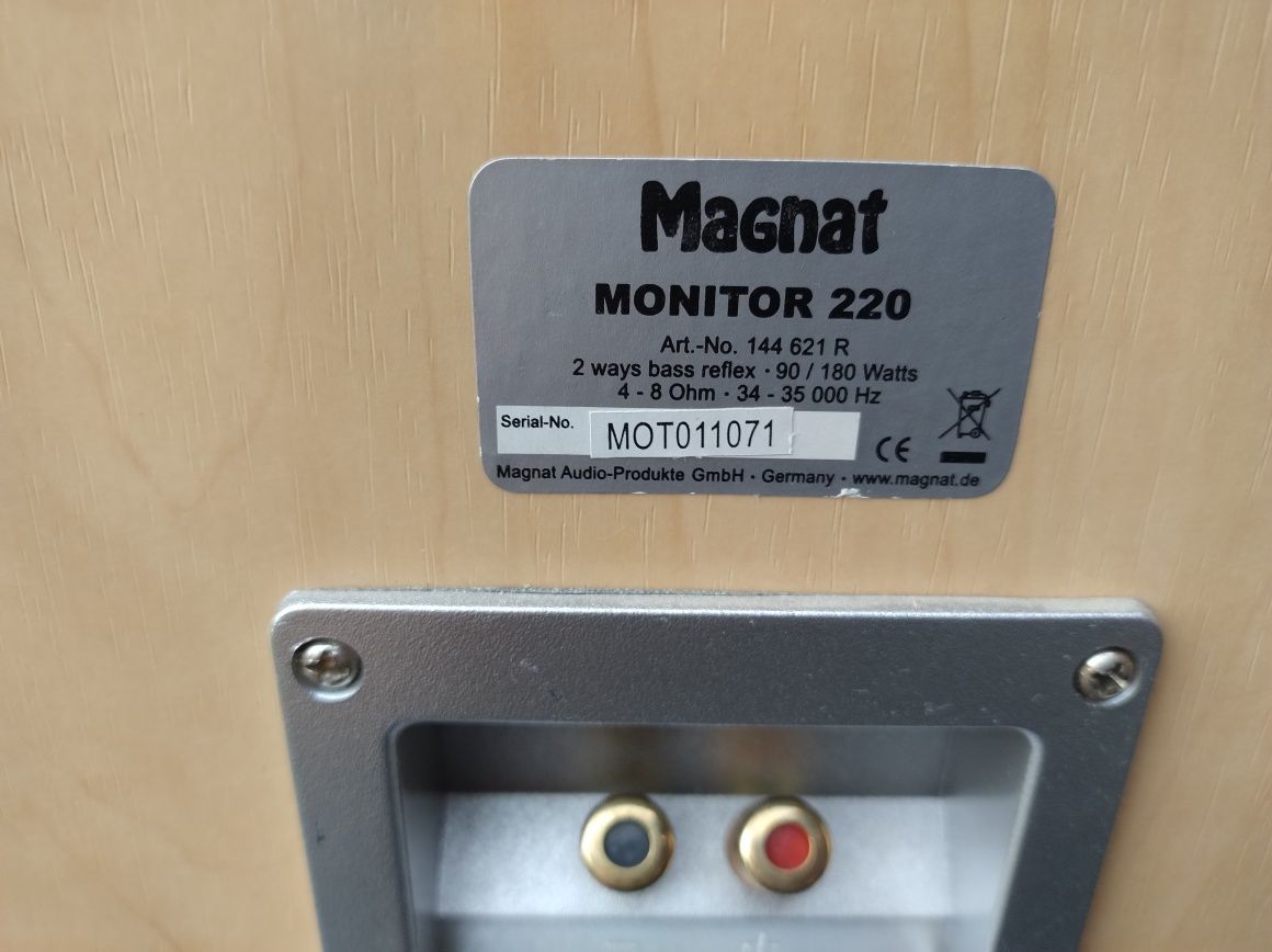 Magnat  Monitor - 220 - kolumny - Zadbane