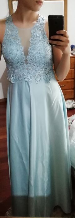 Vestido de Cerimônia de cetim ( com OFERTA)