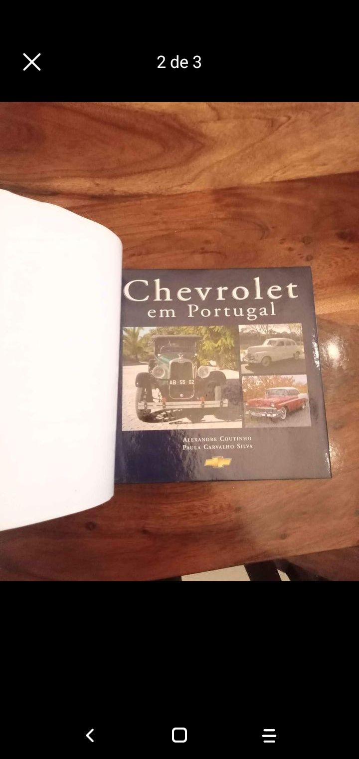 Livro Chevrolet em Portugal