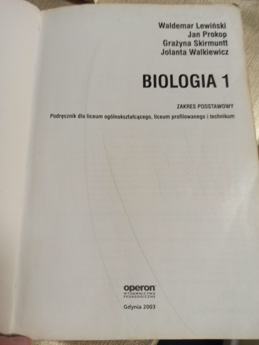 Biologia liceum technikum