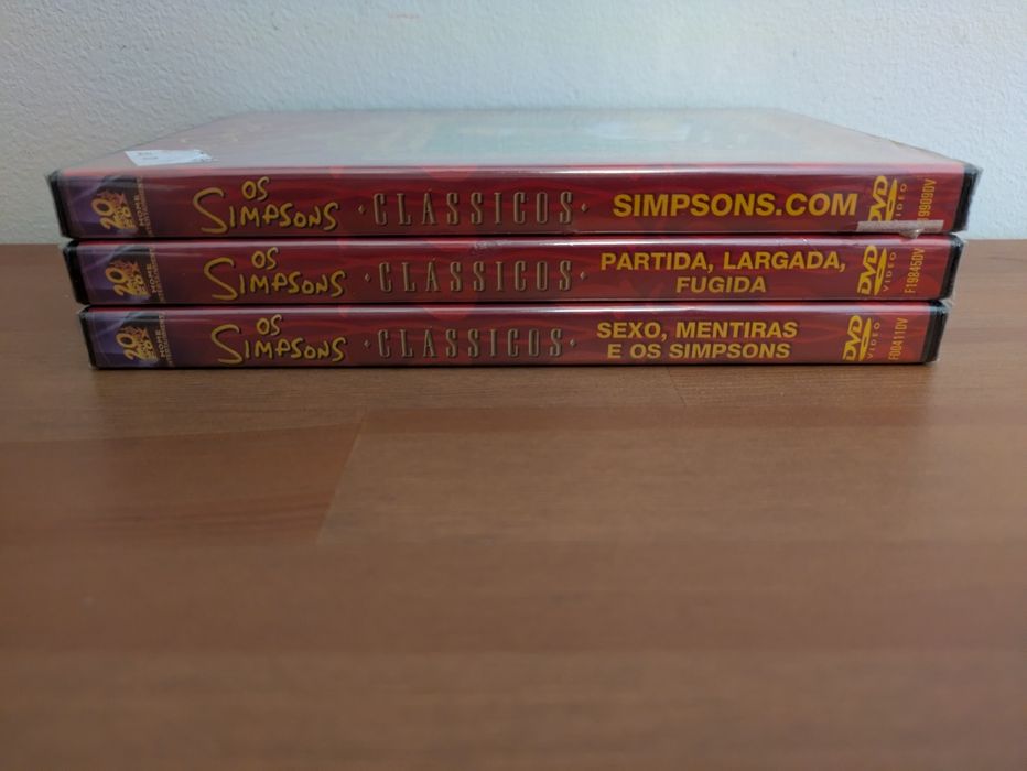 DVDs NOVOs e SELADOs " Simpsons Clássicos "