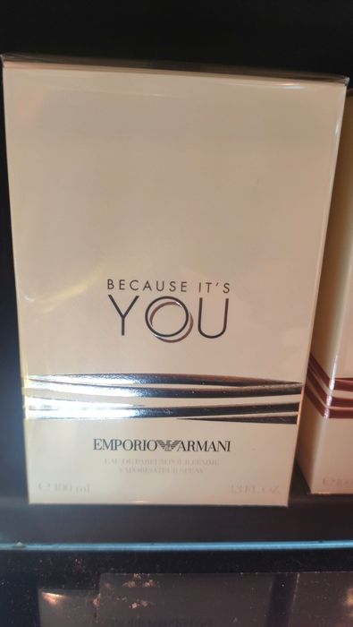 Emporio Armani Because It’s You od Giorgio Armani 100ml.Nowy w folii