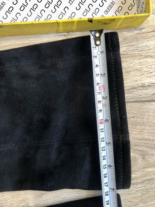 Замшеві ботфорти на підборах Antonio Biaggi