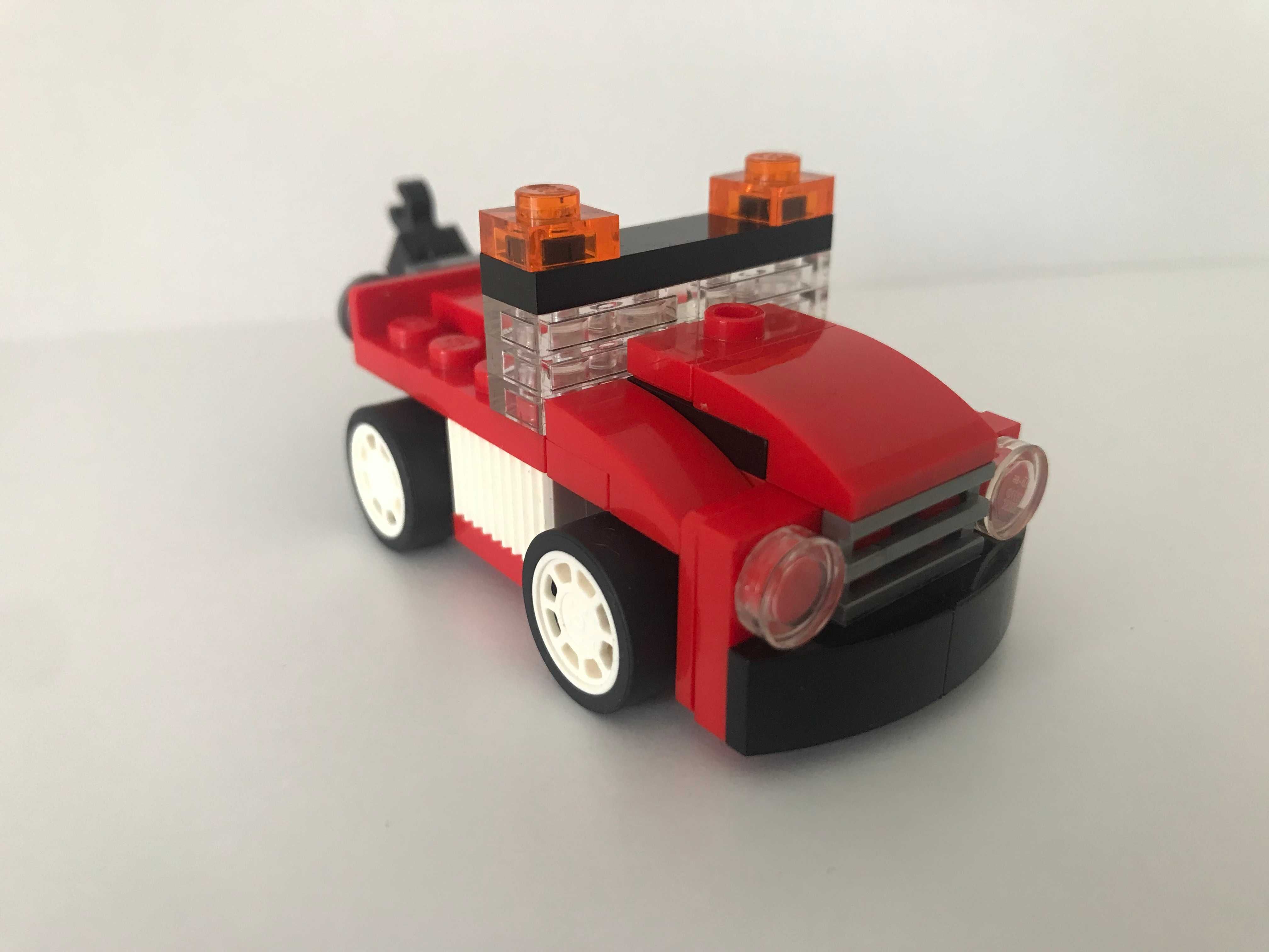 LEGO 31055 Creator 3w1  Czerwona wyścigówka z 2017 r. zestaw kompletny