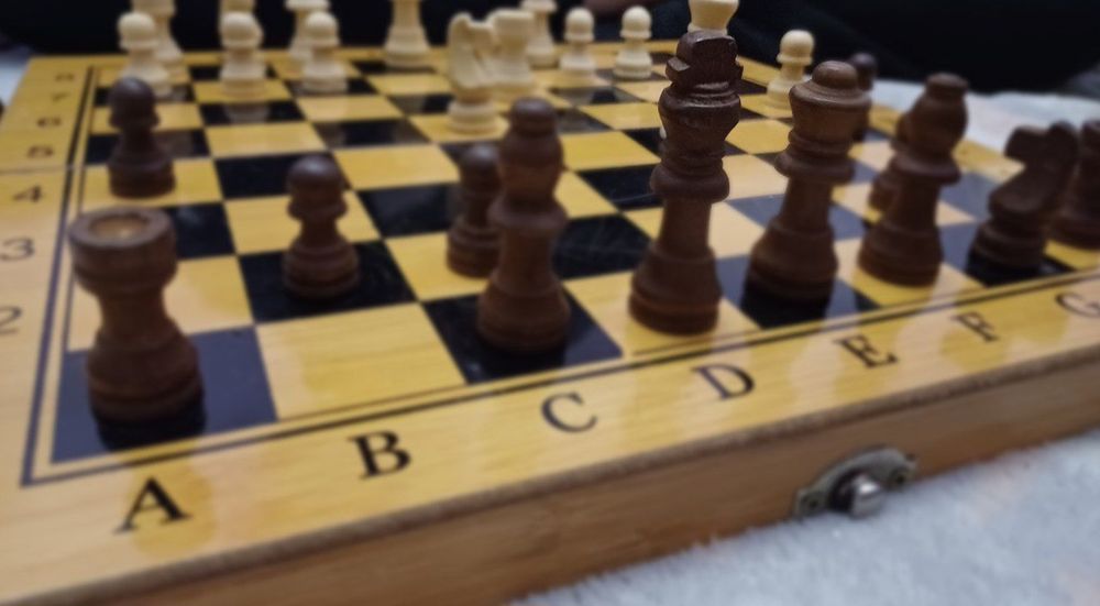 Шахи та шашки 2в1 настольні ігри