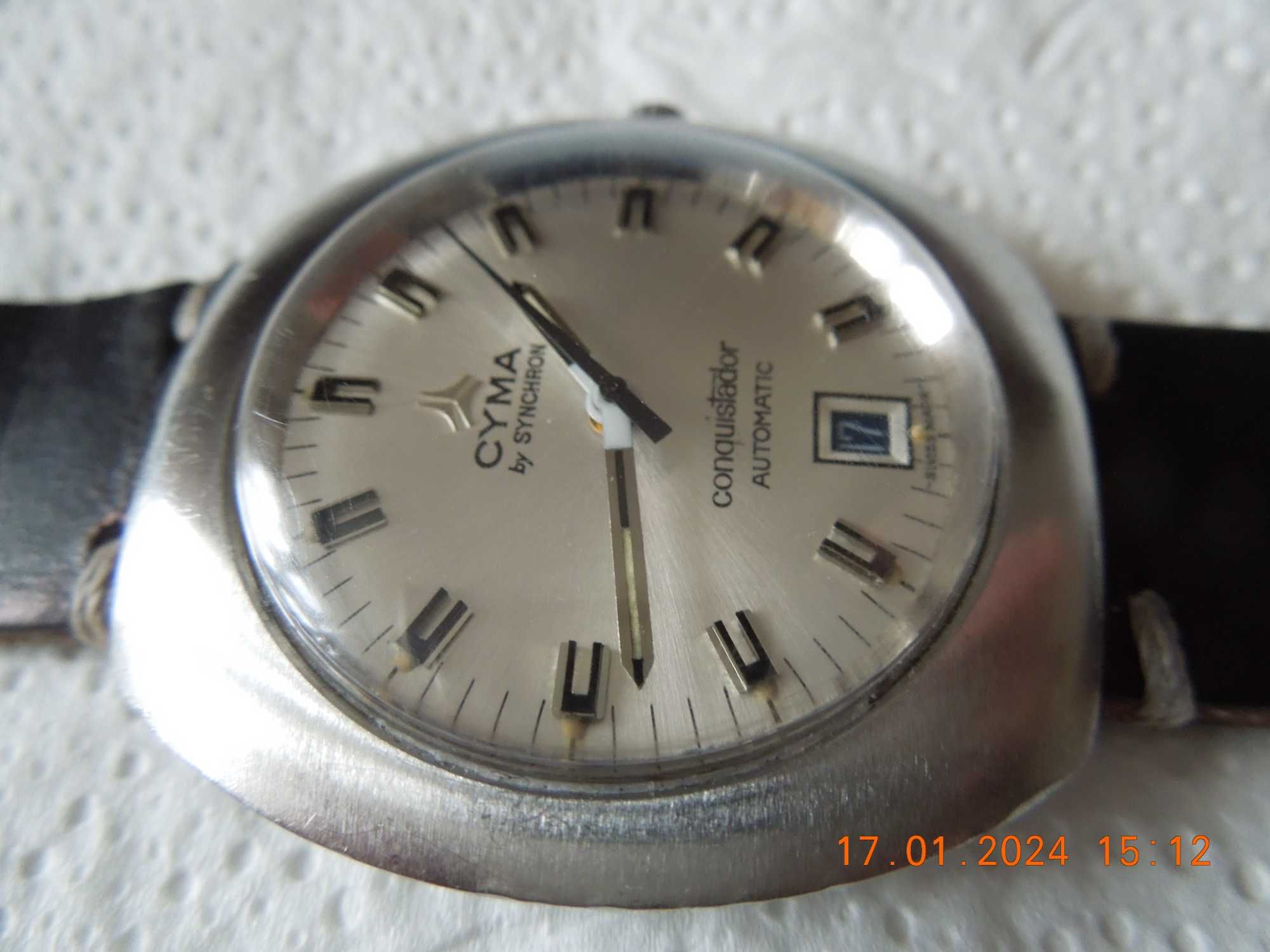 zegarek cyma automatic