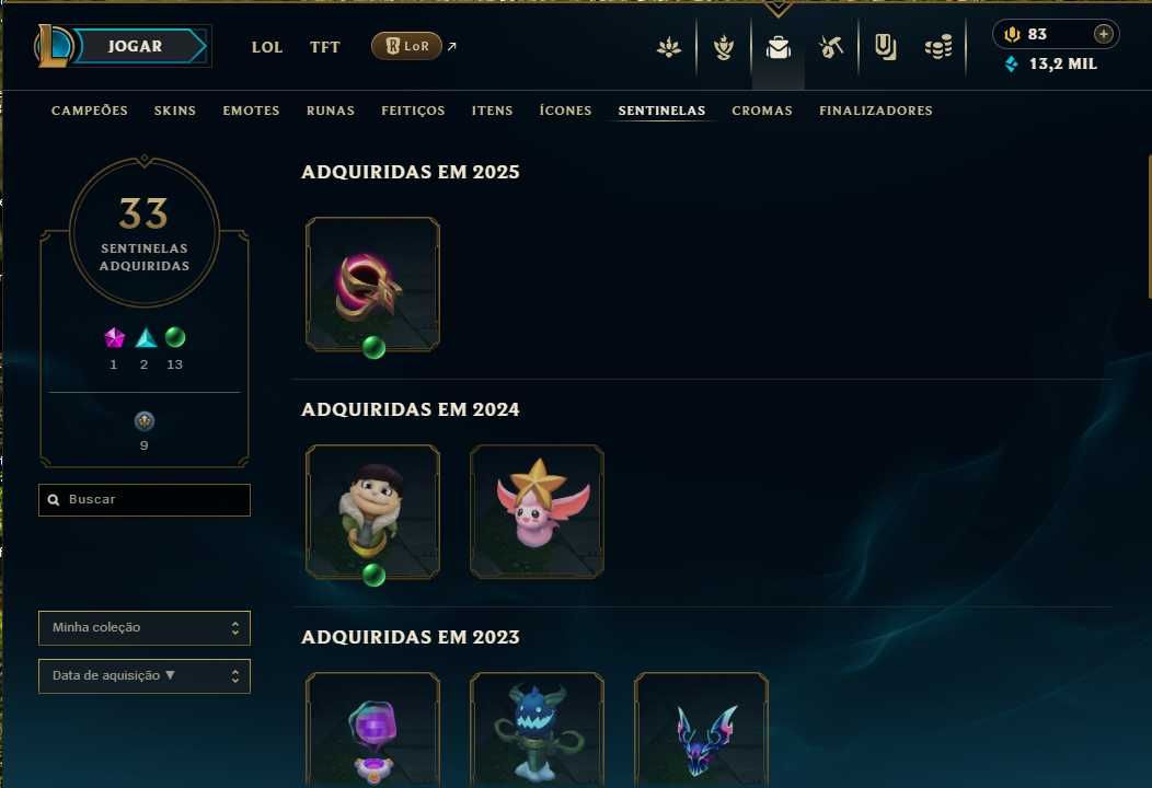 Conta League of Legends