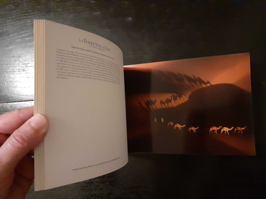 Livro de postais Yann Arthus-Bertrand