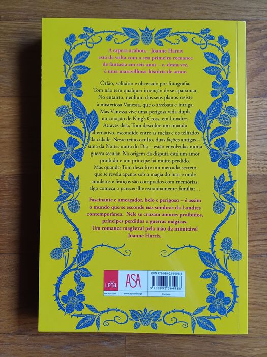 Livro "O Mercado ao Luar" de Joanne Harris (NOVO)