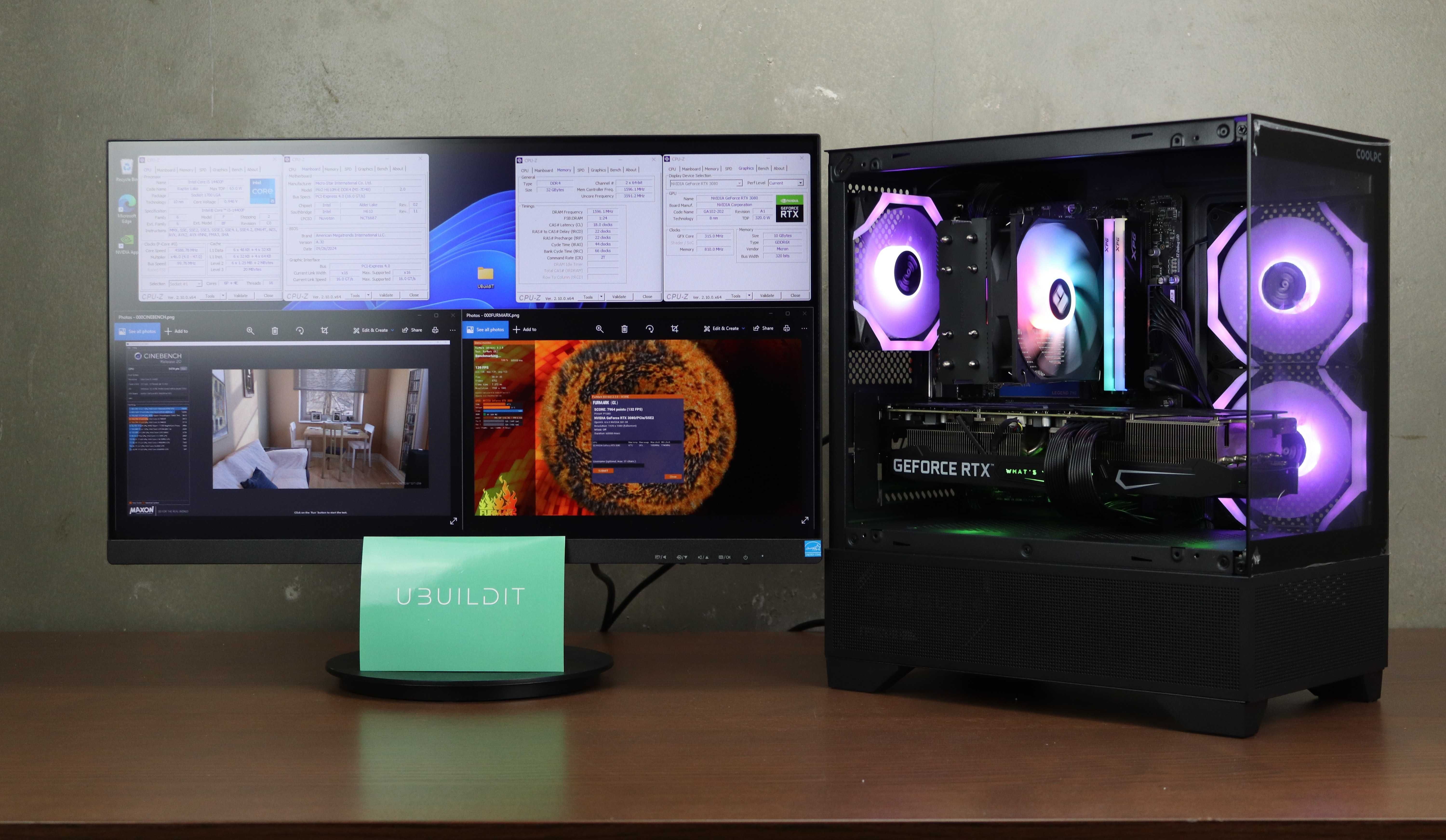 PC Gaming 4K NOVO | RTX 3080 / INTEL 14400 / 32GB / SSD / 750W / RGB