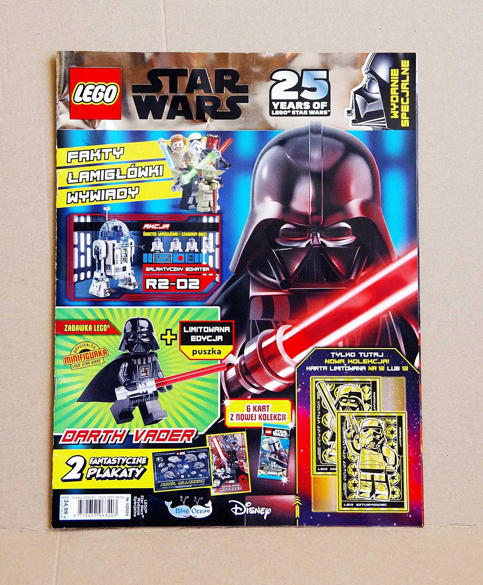 Gazetka LEGO Star Wars 25 lat 1/2024 Darth Vader