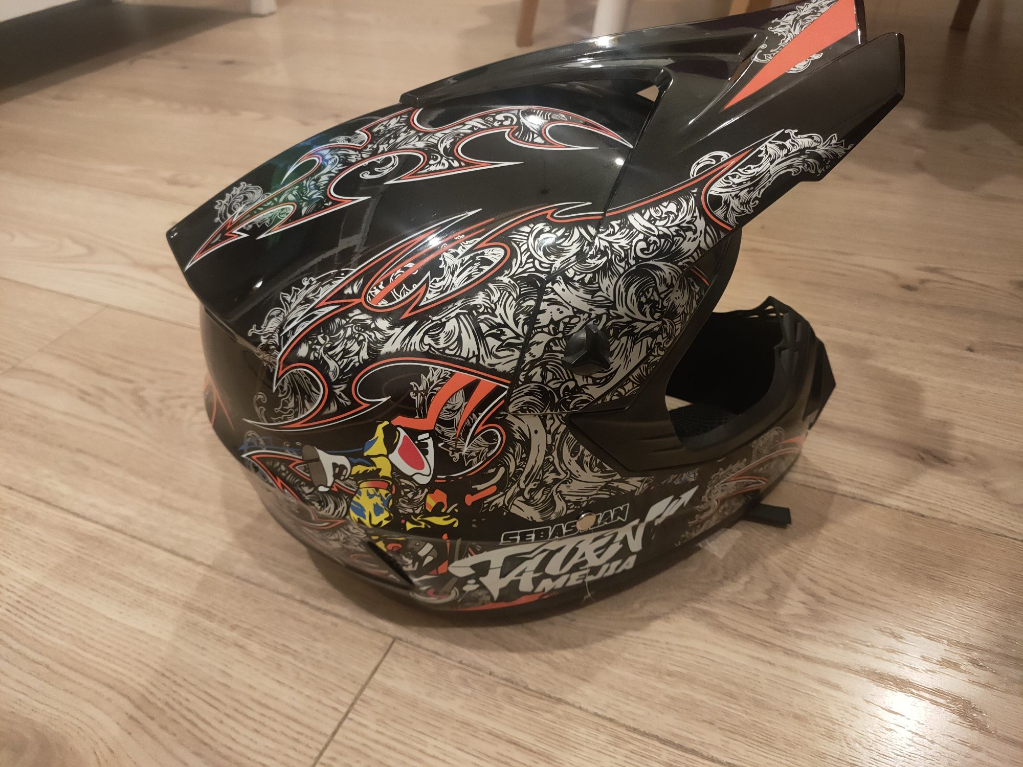 Kask cross XL nowy