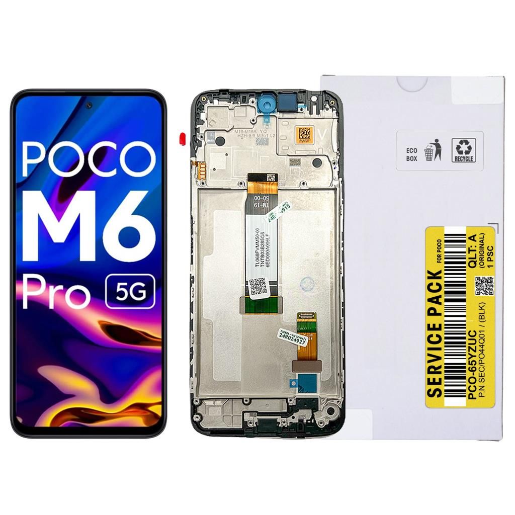 Wyświetlacz Lcd Do Xiaomi Poco M6 Pro 5G Ramka