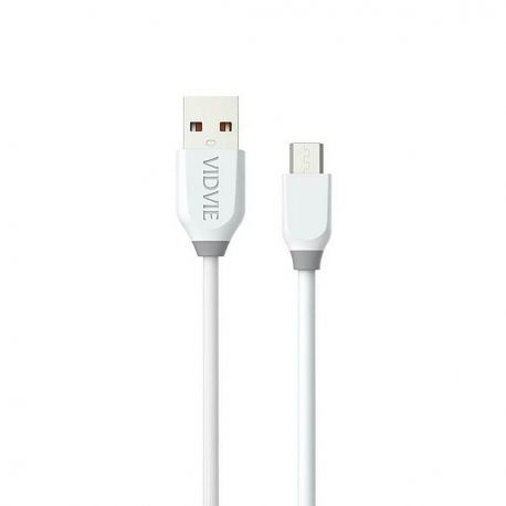 KABEL USB VIDVIE przewód micro USB biały 3m