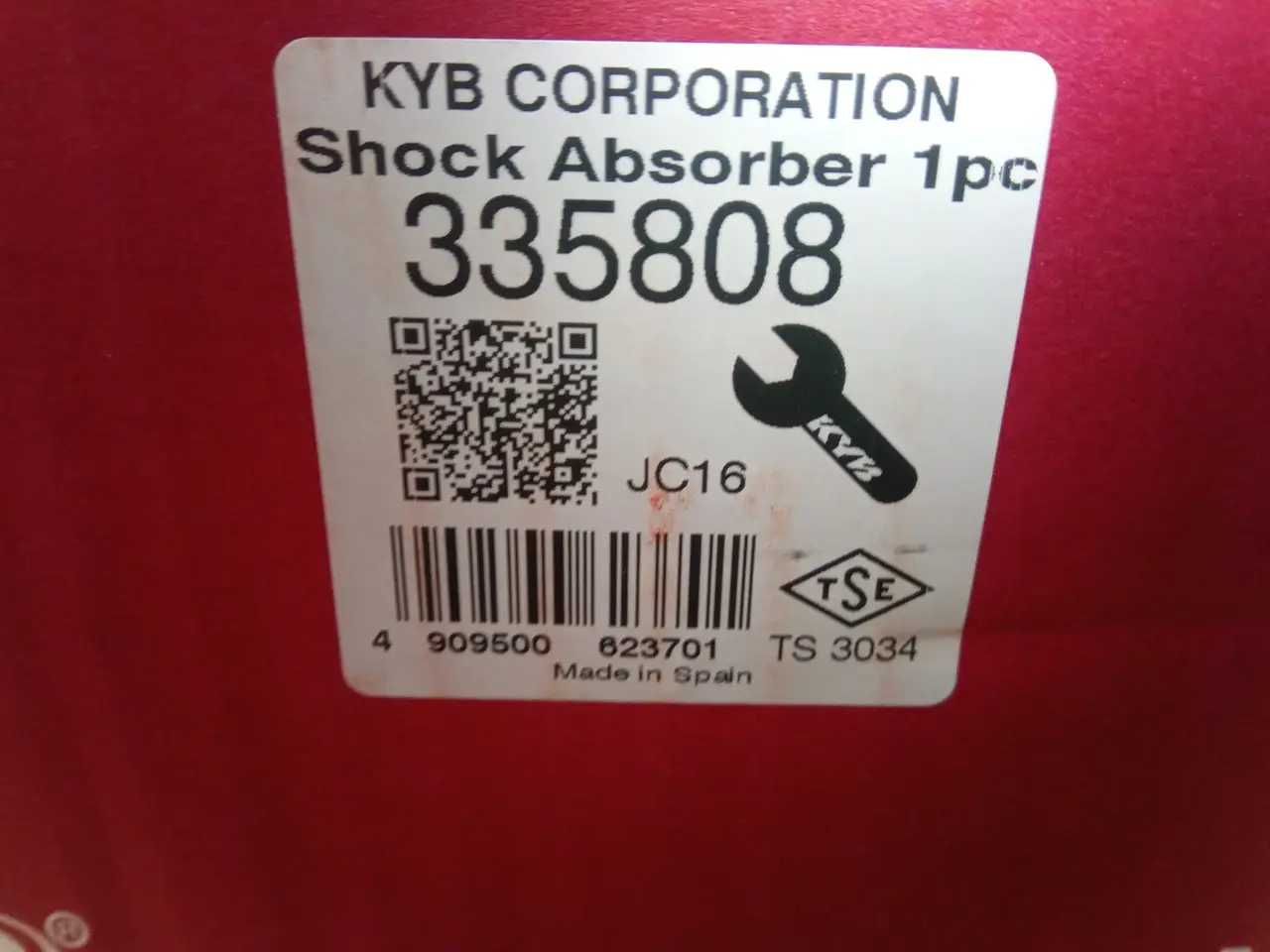 Kayaba 335808 амортизатори audi a3;skoda oct,sup b;caddy,golf,passat