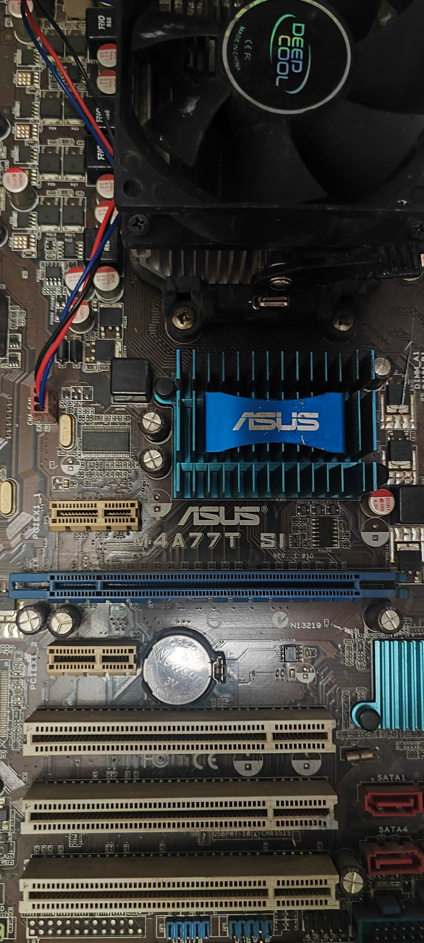 Материнская плата Asus M4A77T + Процессор AMD Athlon II X4 945