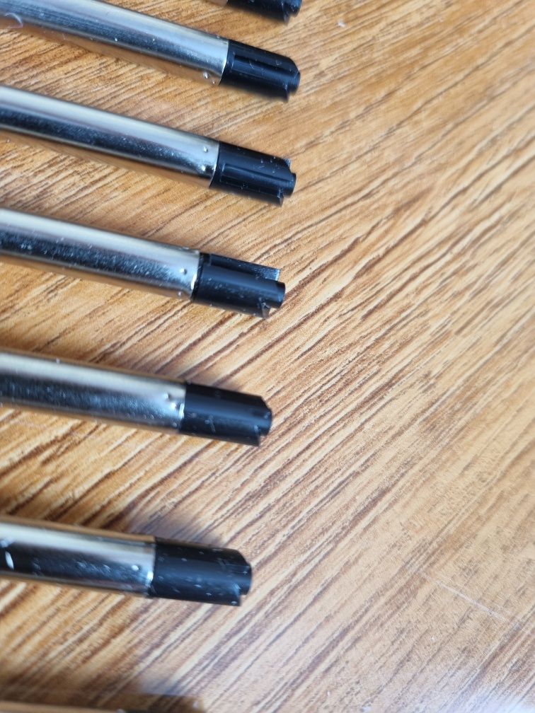Металічні заряди стержни "ампулки" для ручок типу "PARKER" 10 шт.
