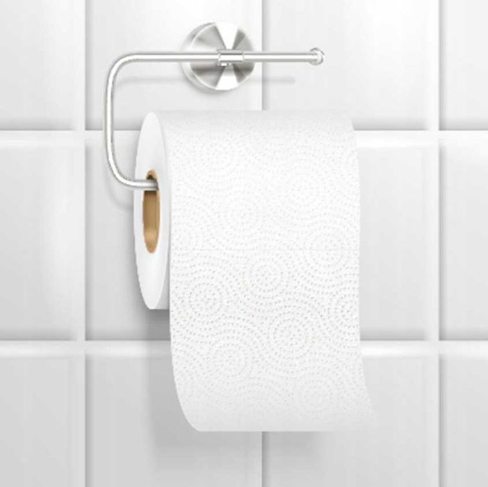 Biały papier toaletowy Fluffy 3 warstwy 40 rolek ! Miękki 4800 listków