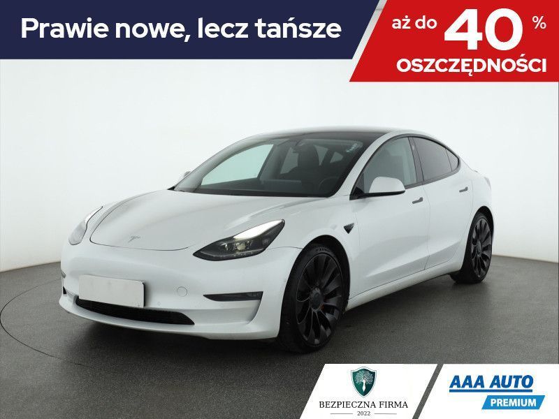Tesla Model 3 Performance 82kWh, Salon Polska, Serwis ASO, Automat, VAT 23%, Skóra,