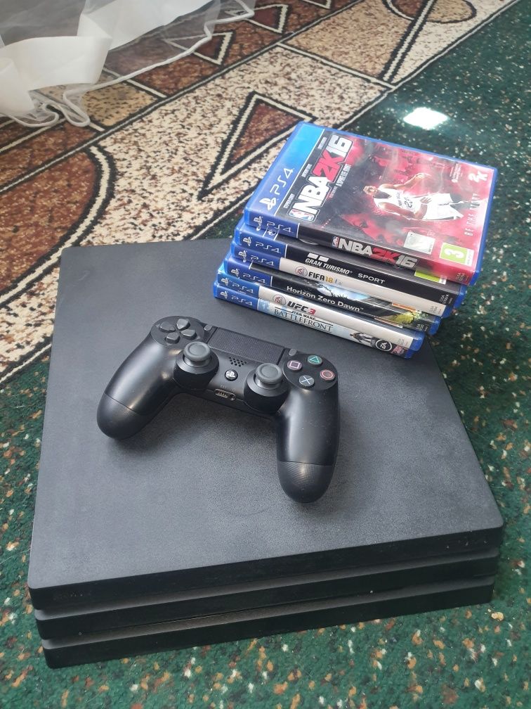 Приставка ps4 Pro 1тб 6 ігор в подарунок