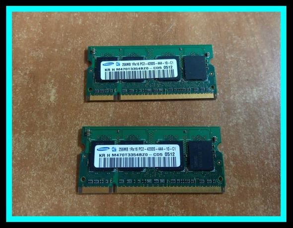 Pamięć Samsung 256MB 533MHz DDR2 CL4 2sztuki