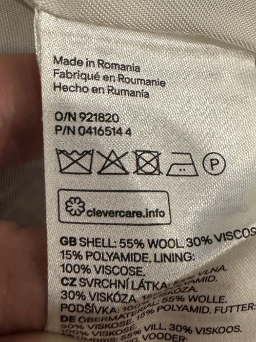 Піджак  жакет пальто HM шерсть